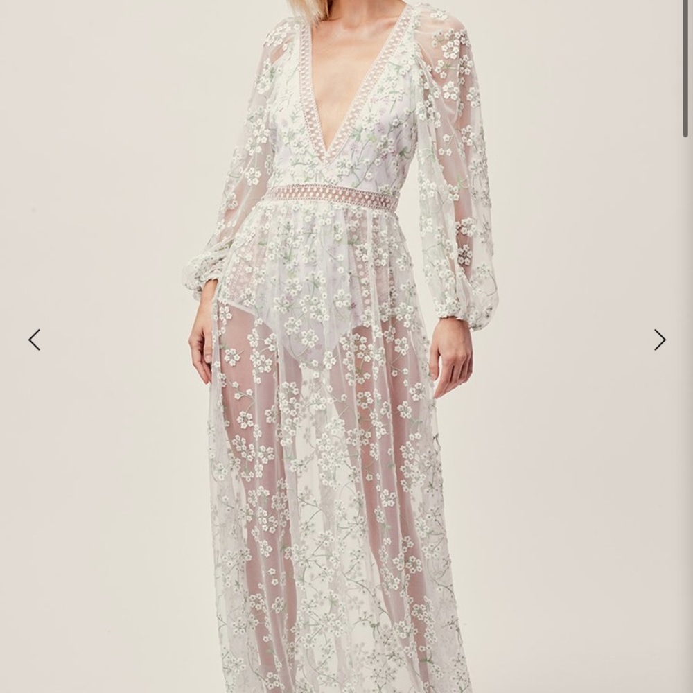 ISO For Love & Lemons Eclair Maxi Dress